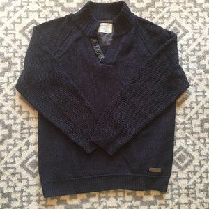 Navy blue warm sweater